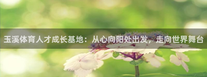  一竞技平台测速：玉溪体育人才成长基地：从心向阳处出发，走向世