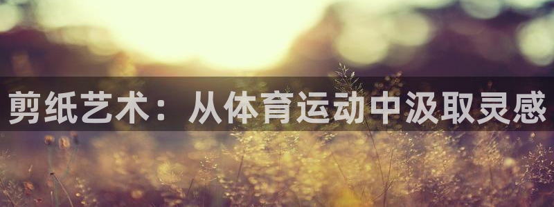 一竞技官方正版app娱乐:剪纸艺术:从体育运动中汲取灵感